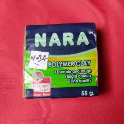 NARA POLYMER CLAY LIME GREEN 55GM