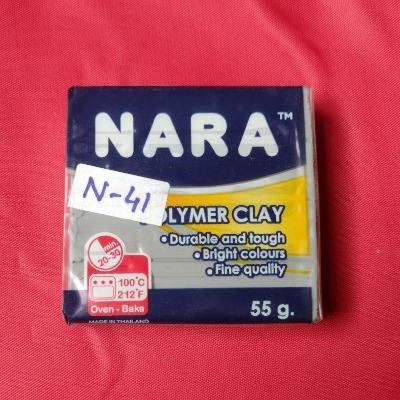 NARA POLYMER CLAY METALLIC GREY 55GM