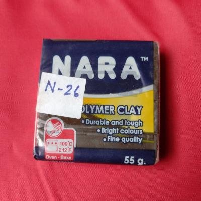NARA POLYMER CLAY SOOT BROWN 55GM