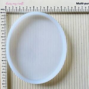 Oval Plain Silicone Mould - Resin Art & Tray Mould (2 Sizes Available)