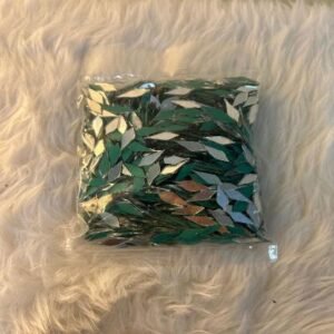 Pointed Leaf Mirror Sequins (1.6cm) | 200g Pack Decorative Mirrors for Embroidery, Crafts & DIY