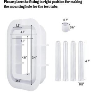 Rectangle Planter / Vase Silicone Mould - 5"x6" (Approx. 60mm Depth) | Resin Art & Home Decor