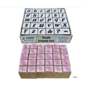 Alphabet Rubber Stamp Set A to Z 30 Pcs Set (Lower Case)