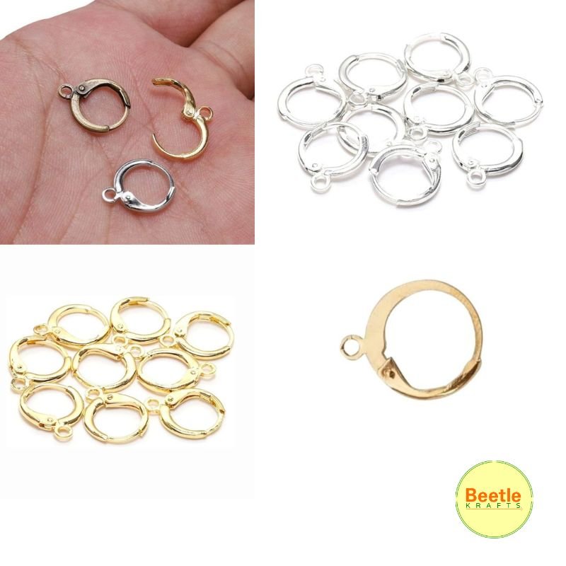 Buy Bali Earring Hooks Set - 100Pcs Golden/Silver