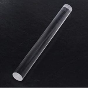 Acrylic Rolling Pin - 8 Inches (2cm Diameter) | Essential Tool for Clay, Polymer Clay, Resin & Crafts