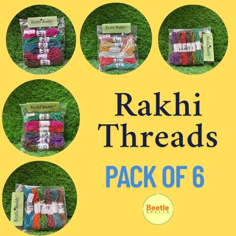 rakhi threads pack of 6