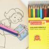 Camel Color Pencils - 12 Shades Set | Smooth & Rich Colors for Artists & Students