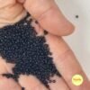 Opaque Black Round Rocailles Seed Beads - 1.5mm | 50g Pack | For Jewelry Making, Embroidery & Crafts