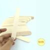 Natural Wooden Ice Cream Sticks (50 Pcs) - 6 Inches | For Crafts, Popsicles & DIY Projects