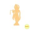 Acrylic Lord Krishna Standing Cutout - 4 Inch | Divine Home Decor, Pooja Room & Festive Craft Embellishment