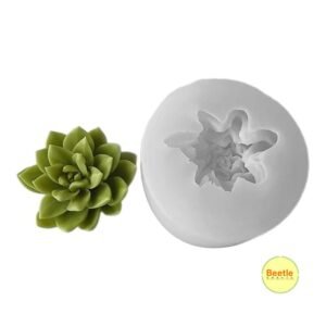 3D Layered Flower Mould (5.5x5.3cm) | Premium Silicone Mould for Resin, Clay & Soap