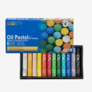 Mungyo Gallery Artists' Oil Pastel Set - 12 Essential Colors