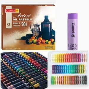 Camlin Artist Oil Pastels - 50 Shades Set | Rich, Blendable Colors