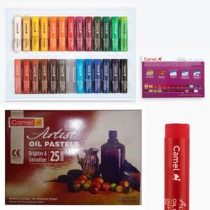 Camlin Artist Oil Pastels - 25 Shades Set | Rich & Blendable Colors