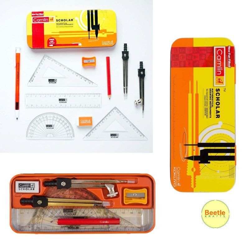 Buy Camlin Kokuyo Scholar Mathematical Drawing Instruments Box