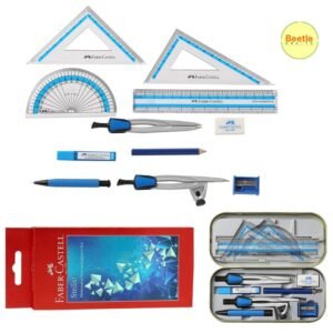 Faber-Castell Stellar Mathematical Drawing Instrument Box | Durable & Precise Geometry Set