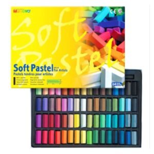 Mungyo Gallery Artists' Soft Pastels - 64 Vibrant Colors Set (MPS-64)