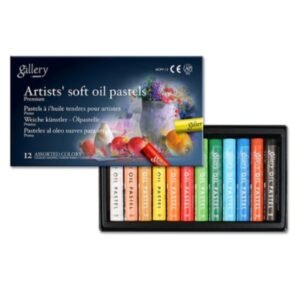 Mungyo Gallery Artists' Soft Oil Pastel Set - 12 Assorted Colors (MOPV-12)