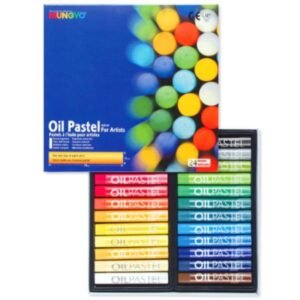Mungyo Oil Pastel Set - 24 Assorted Vibrant Colors (MOP-24)