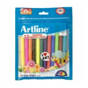 Artline Classic Sketch Pens - 12 Shades Set | Smooth & Vibrant Colors for Artists & Students