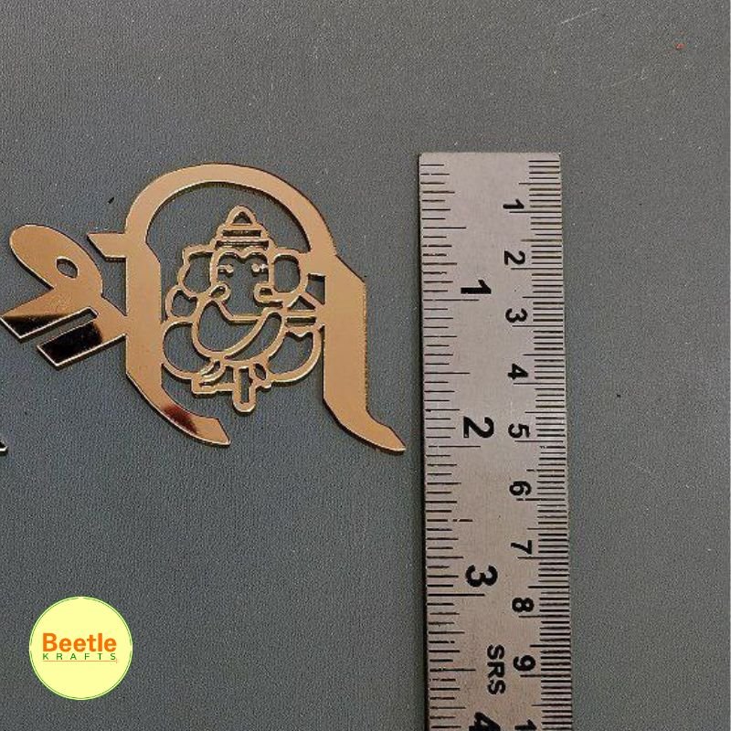 GOLDEN Butterfly acrylic cutout 4