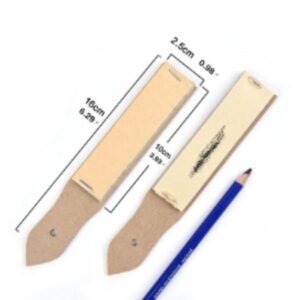 Sandpaper Paddle Pencil Pointer - 6.29" | For Sharpening and Shaping Charcoal, Pastel, and Graphite Pencils