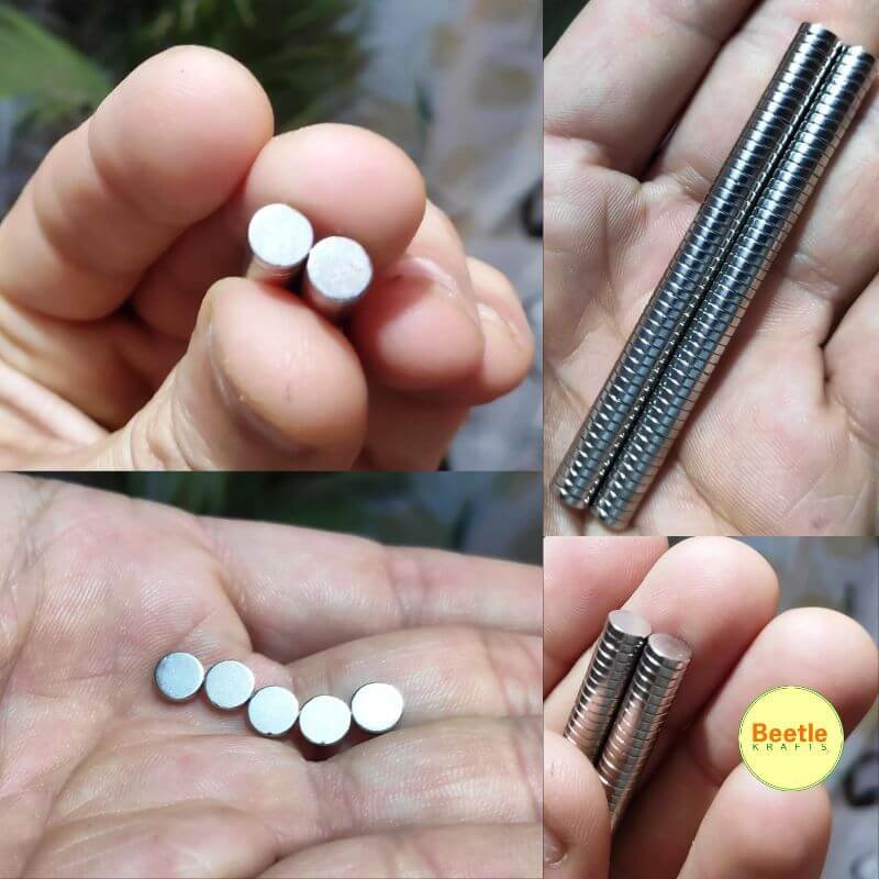 100 Pcs 6x1.5mm Round Disk Neodymium Magnets - For Crafts & DIY Projects 11 428
