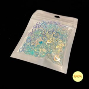 Heart Shape Holographic Sequins (5g) - For Resin, Crafts & Nail Art