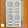 Round Photo Frame & Car Dash Silicone Mould (4 Cavity)