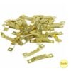 Golden Sawtooth Photo Frame Hangers (Bulk Pack of 20) - Picture Hooks