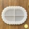 Oval Bubble Texture Silicone Mould (6.5" x 4.65") - Resin & Jesmonite Tray 16 476