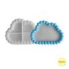 Cloud Shape Bubble Texture Silicone Mould (5x7 Inch) - Resin & Jesmonite Tray