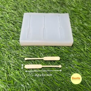 Miniature Boat Row Silicone Mould (3 Cavity) - 2.2-Inch Pieces for Resin & Clay
