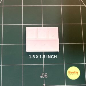 Authentic Miniature Indian Food Plate (Dosa/Pav Bhaji) | 1.5 x 1.6Inch | Dollhouse Kitchen Prop