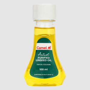 Camel Purified Linseed Oil for Artists (100ml) – Oil Painting Medium