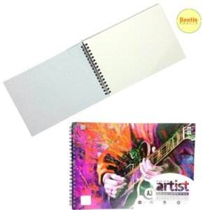 Anupam Artist Spiral Drawing Book – A4 | 130 GSM | 50 Sheets