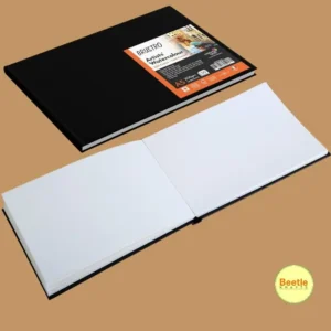 Brustro Artist's Watercolor Stitched Bound Journal – A5 | 200 GSM | 25% Cotton
