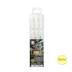Sakura Gelly Roll White Pen Set (3 Piece: 0.5mm, 0.8mm, 1.0mm)