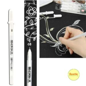 Sakura Gelly Roll White Pen - 0.8mm Medium Tip