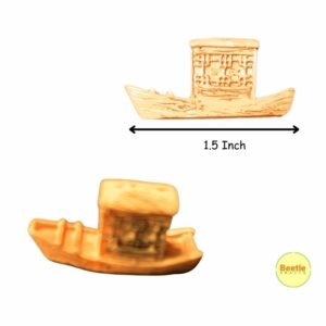 Mini Shikara Boat – 1.5 Inch | Set of 2 | Traditional Kashmiri Miniature