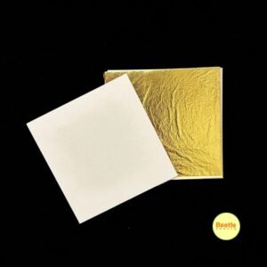 Rich Gold Metallic Leaves – 3 Inch | 30 Sheets Value Pack